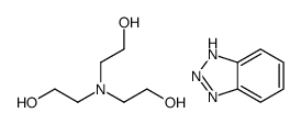 2,2',2''-nitrilotrisethanol, compound with 1H-benzotriazole Structure