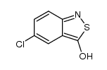chloro-5 benzisothiazol-2,1 ol-3 (1H) Structure