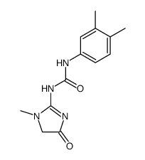 1-(3,4-dimethyl-phenyl)-3-(1-methyl-4-oxo-4,5-dihydro-1H-imidazol-2-yl)-urea Structure