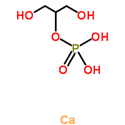 calcium 1,3-hydroxypropyl phosphate Structure