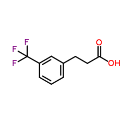 3-(3-Trifluoromethylphenyl)propionic acid Structure