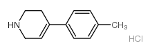 4-(4-甲基苯基)-1,2,3,6-四氢吡啶盐酸盐结构式