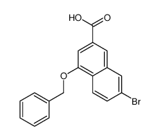 4-(Benzyloxy)-7-bromo-2-naphthoic acid Structure