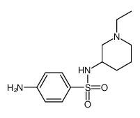 4-amino-N-(1-ethylpiperidin-3-yl)benzenesulfonamide Structure