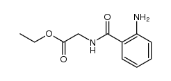 (2-aminobenzoylamino)acetic acid ethyl ester结构式