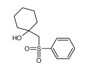1-(benzenesulfonylmethyl)cyclohexan-1-ol结构式