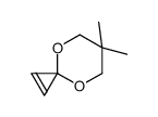 6,6-dimethyl-4,8-dioxaspiro[2.5]oct-1-ene Structure