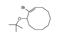1-bromo-10-[(2-methylpropan-2-yl)oxy]cyclodecene结构式