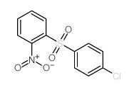 Benzene,1-[(4-chlorophenyl)sulfonyl]-2-nitro- Structure