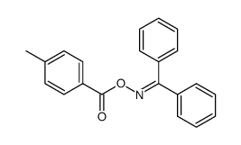 benzophenone O-4-methylbenzoyl oxime Structure