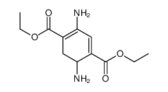diethyl 2,5-diaminocyclohexa-1,3-diene-1,4-dicarboxylate结构式