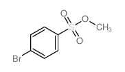 Benzenesulfonic acid,4-bromo-, methyl ester结构式