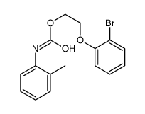 2-(2-bromophenoxy)ethyl N-(2-methylphenyl)carbamate结构式