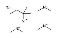 叔戊酯亚氨基三(二甲氨基)钽(V)结构式