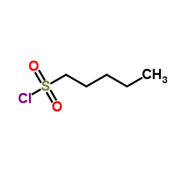 1-Pentanesulfonyl chloride structure