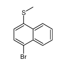 1-bromo-4-methylsulfanylnaphthalene结构式