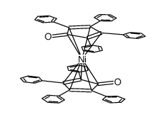 bis(tetraphenylcyclopentadienone) nickel结构式