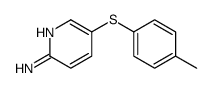 5-(4-methylphenyl)sulfanylpyridin-2-amine Structure