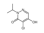 4-chloro-5-hydroxy-2-propan-2-ylpyridazin-3-one Structure
