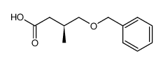 (S)-4-(Benzyloxy)-3-methylbutanoic acid结构式
