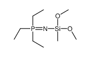 [dimethoxy(methyl)silyl]imino-triethyl-λ5-phosphane Structure