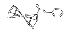 3-phenyl-1-ruthenocenyl-2-propen-1-one结构式