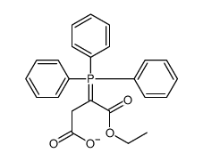 4-ethoxy-4-oxo-3-(triphenyl-λ5-phosphanylidene)butanoate结构式