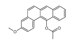 (3-methoxybenzo[a]anthracen-12-yl) acetate结构式