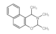 1,2,3-trimethyl-1,3-dihydrobenzo[f][1,3]benzoxazine结构式