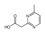 2-(4-methylpyrimidin-2-yl)acetic acid Structure