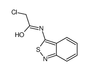 N-(2,1-benzothiazol-3-yl)-2-chloroacetamide结构式