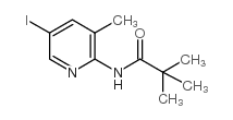 5-碘-3-甲基-2-(2,2,2-三甲基乙酰氨基)吡啶结构式