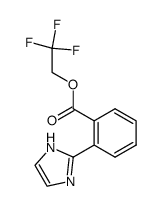 2-(1H-imidazol-2-yl)-benzoic acid 2,2,2-trifluoro-ethyl ester Structure