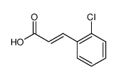 3-(2-chlorophenyl)-, (Z)-2-Propenoic acid Structure