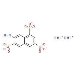 diammonium hydrogen 7-aminonaphthalene-1,3,6-trisulphonate Structure