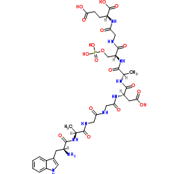 Delta (Phospho) Sleep Inducing Peptide Structure