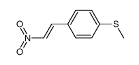 4-METHYLTHIO-BETA-NITROSTYRENE, >95结构式