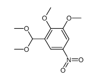 2,3-dimethoxy-5-nitro-benzaldehyde dimethylacetal Structure