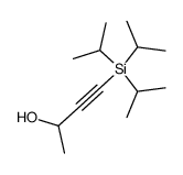 4-triisopropylsilyl-3-butyn-2-ol Structure