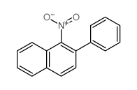Naphthalene,1-nitro-2-phenyl- Structure