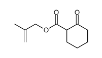 2-methylallyl 2-oxocyclohexane-1-carboxylate结构式