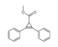 methyl 2,3-diphenylcycloprop-2-ene-1-carboxylate结构式