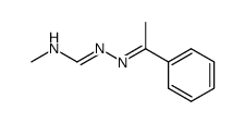 N-methyl-N'-(1-phenylethylidene)formohydrazonamide结构式