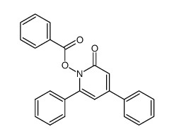 1-benzoyloxy-4,6-diphenyl-2-pyridone Structure