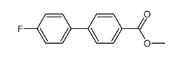 Methyl 4'-fluorobiphenyl-4-carboxylate Structure