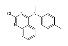 2-chloro-N-methyl-N-(4-methylphenyl)quinazolin-4-amine Structure