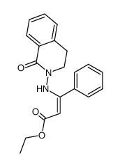 ethyl β[(1-oxo-3,4-dihydro-2H-isoquinolyl)amino]cynnamate Structure