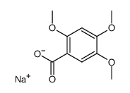 sodium 2,4,5-trimethoxybenzoate Structure