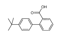 4-(叔丁基)-[1,1-联苯]-2-羧酸结构式