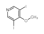 3,5-二碘-4-甲氧基吡啶结构式